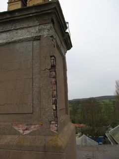 External Lime Mouldings, Water damage, 08